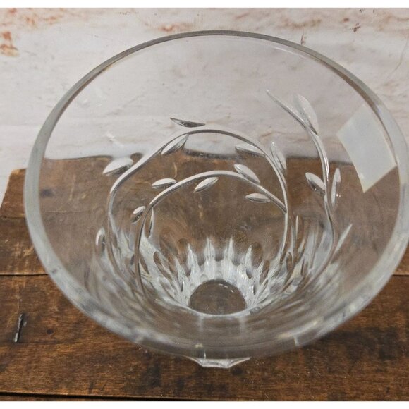New: Waterford Clear Crystal Flared 6" Vase by Michael Aram Made in Ireland - Picture 3 of 7